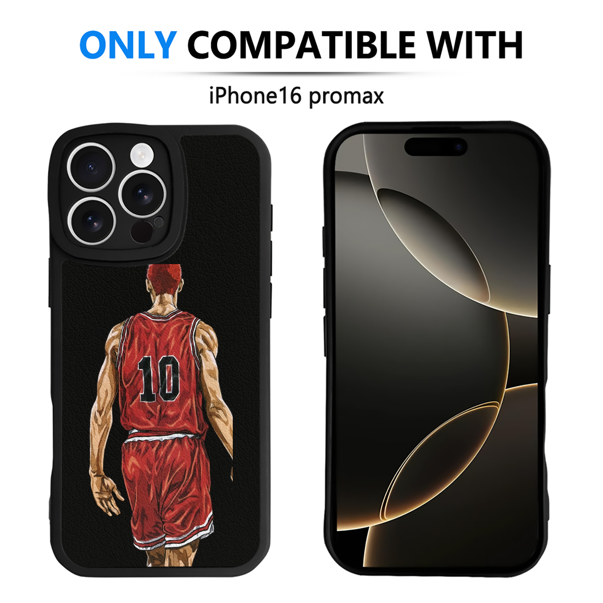 （画像用） SLAM DUNK／スラムダンク 【iPhone 16シリーズ対応】シリコンスマホケース（レザー調） 材質：シリコン